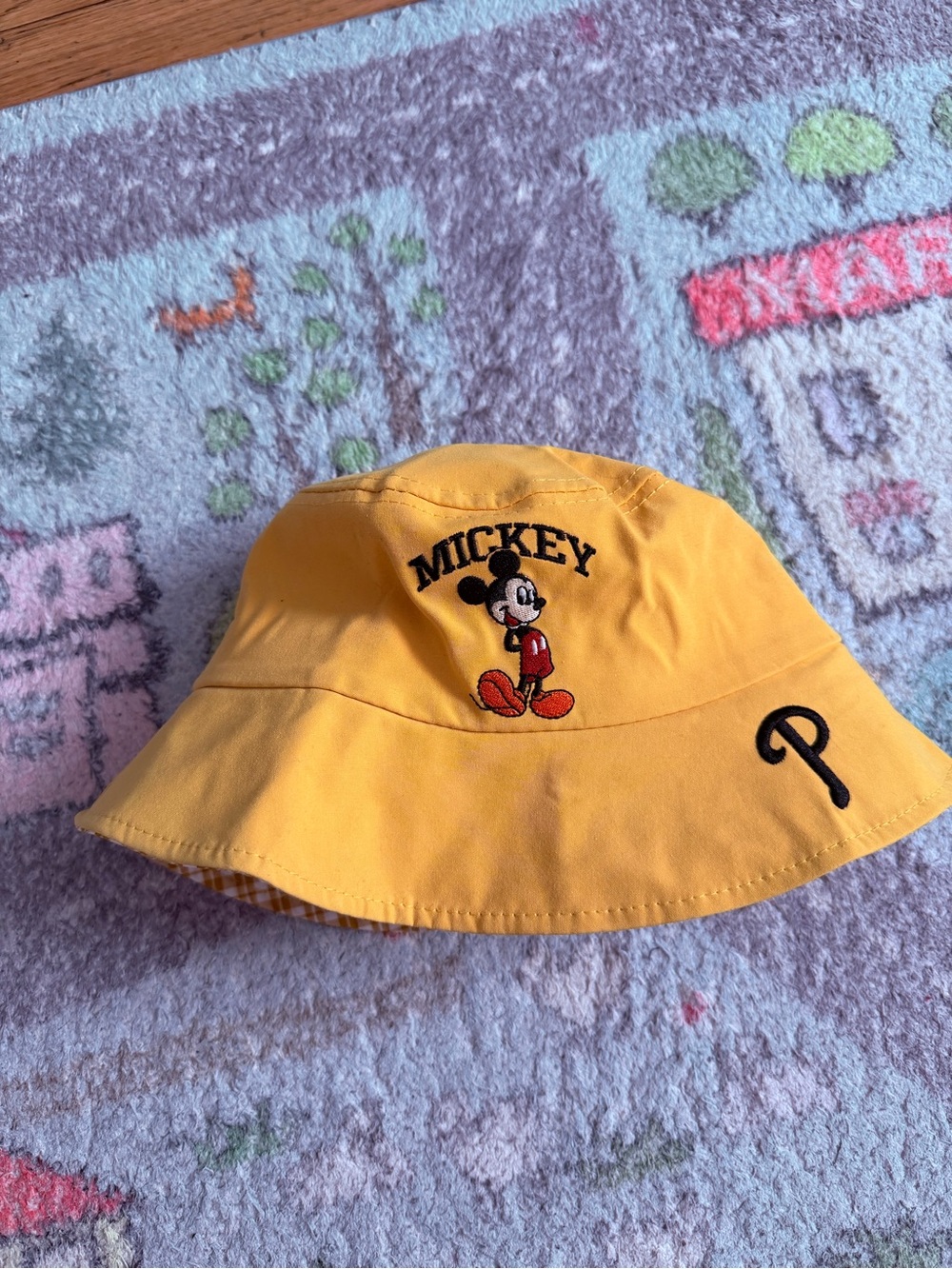 Mickey Mouse Yellow Bucket Hat